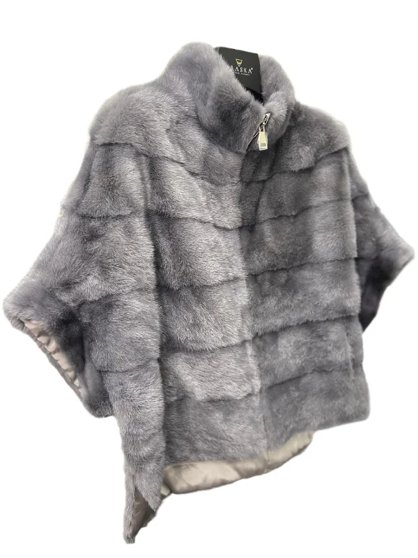 Genuine Scandinavian Mink Fur Poncho