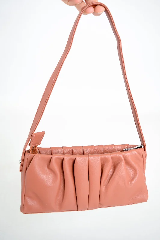 Janette Handbag, Terra Cotta, Leather