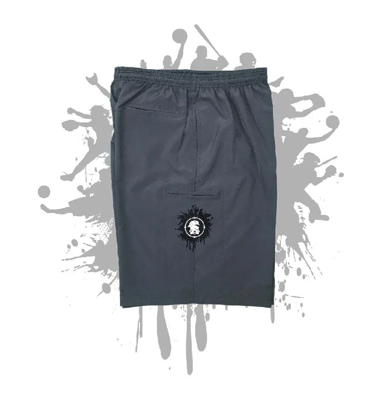 Charcoal Microfiber Stretch Short