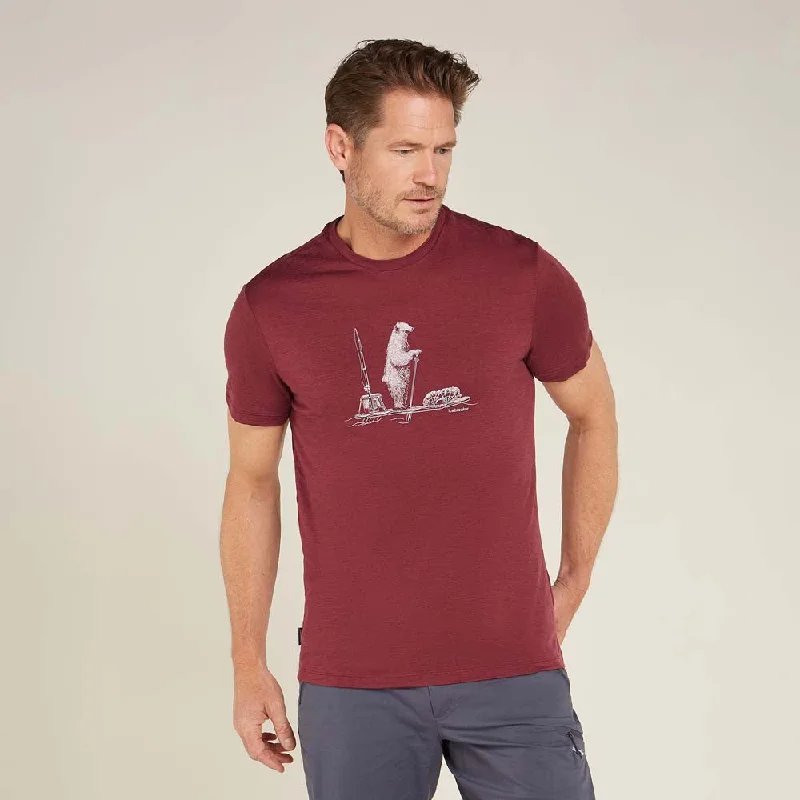 Icebreaker Merino 150 Tech Lite SS Tee Polar Paddle Men