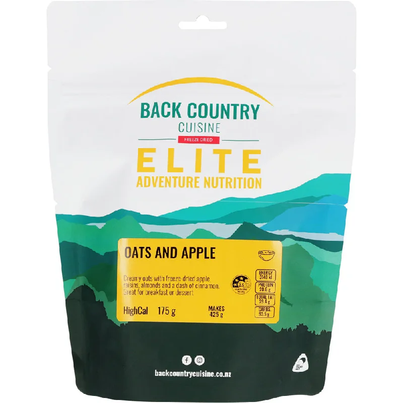 Back Country Elite Food Oats and Apple