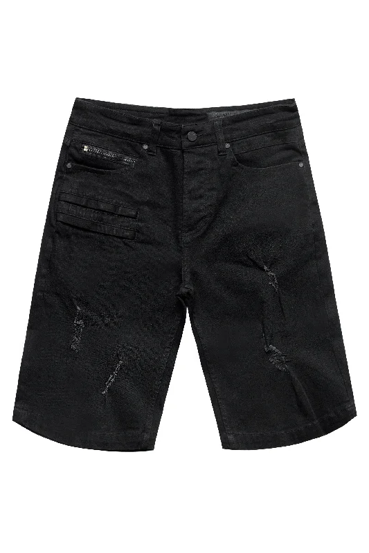 Oscar Denim Short- Black