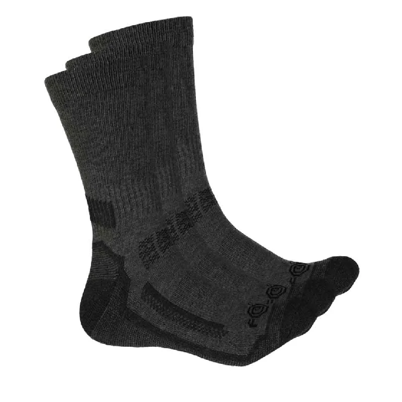 Carhartt - Men's 3 Pack Force Crew Sock (CHMA4223C3 CHAR)