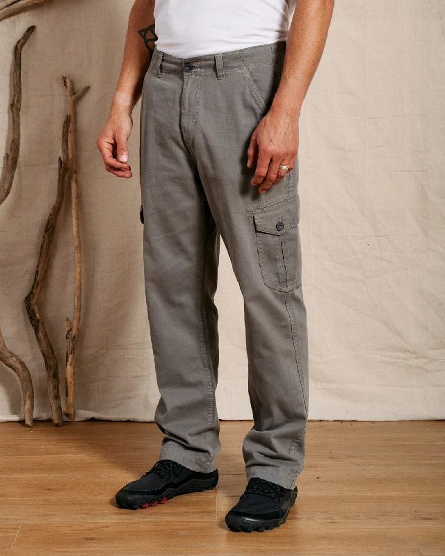 Godrevy 2 - Mens Cargo Trousers - Dark Grey