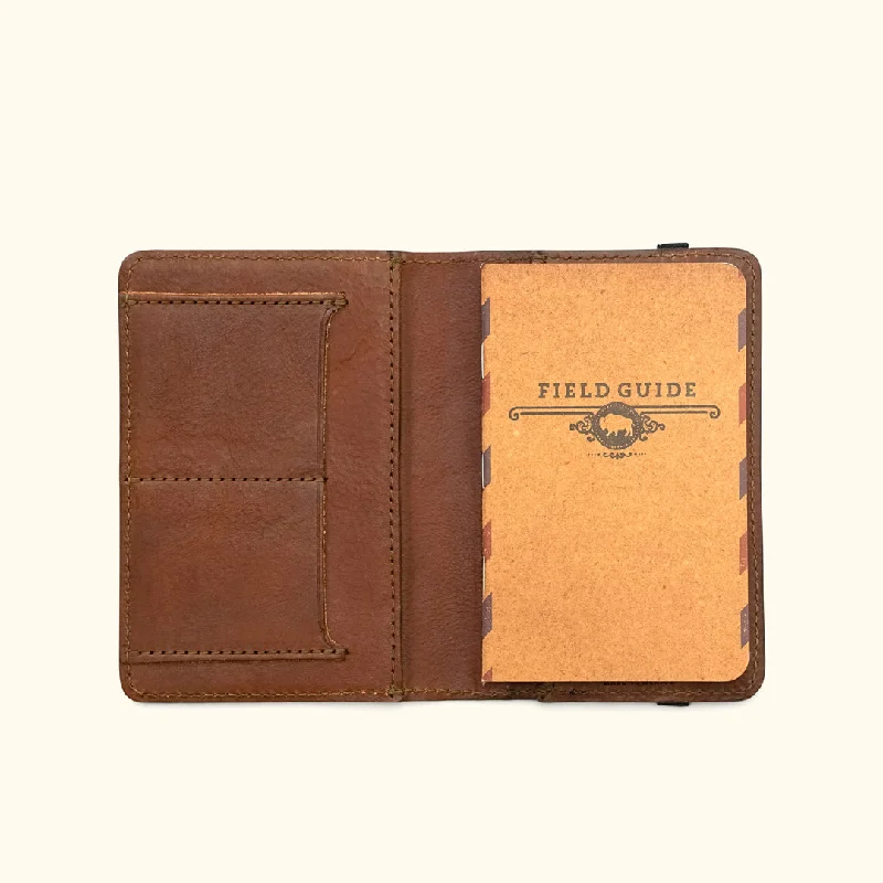 Dakota Leather Field Notes Cover | Chestnut Brown