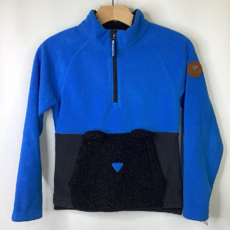 Size 14-16: Obermeyer Blac/Black Bear Fleece Pullover Sweatshirt