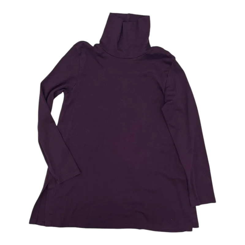 Top Ls By J. Jill In Purple, Size:Mp