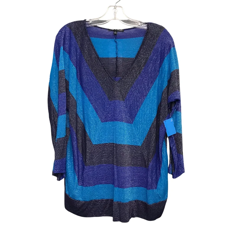 Top Ls By Cable And Gauge In Blue, Size:Xl