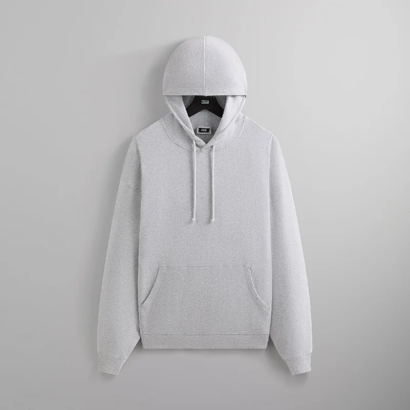 Kith Compact Knit Williams III Hoodie - Light Heather Grey