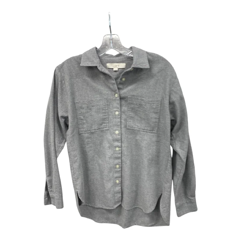 Top Ls By Loft In Grey, Size:Xs