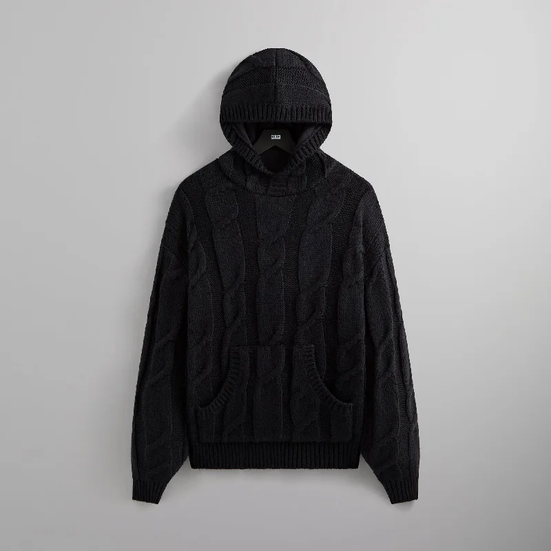 Kith Knit Elliot Hoodie - Black