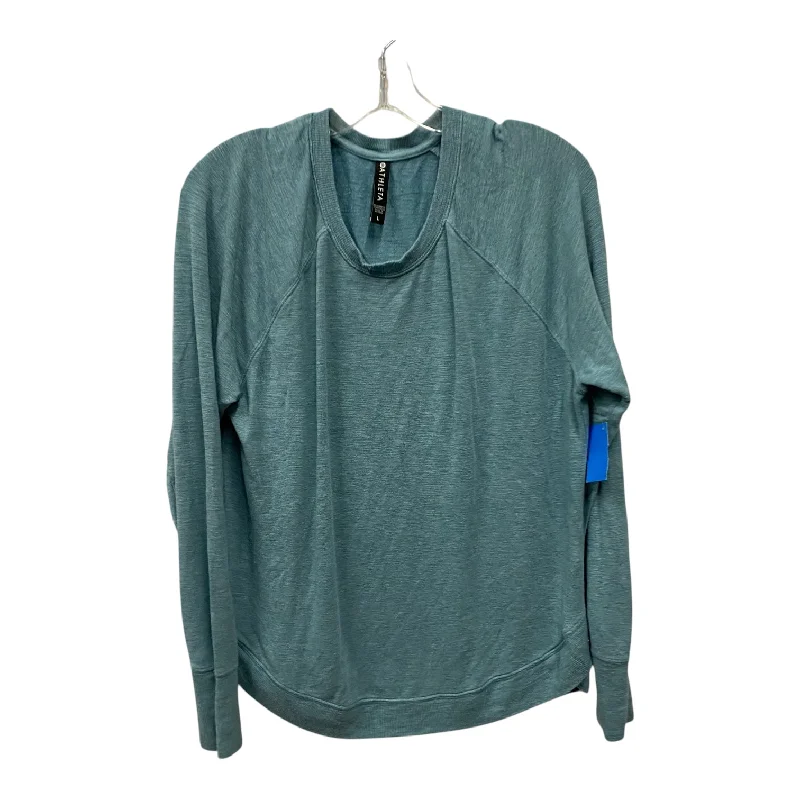 ATHLETIC TOP LS CREWNECK by ATHLETA In BLUE, Size: L