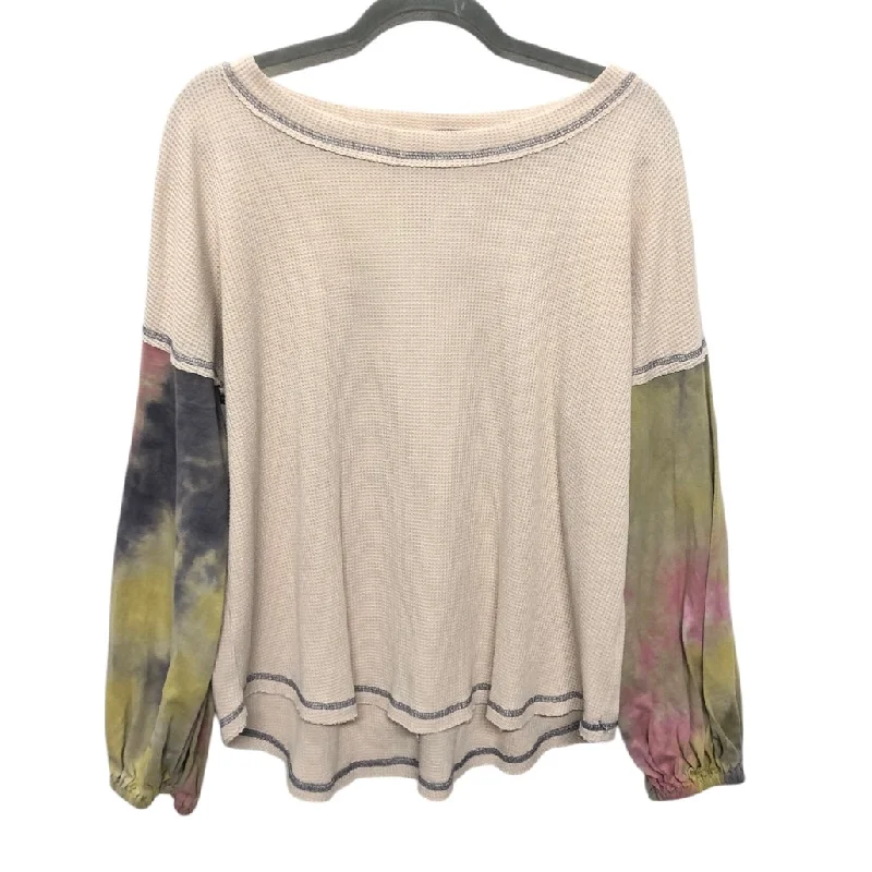 Top Ls By Entro In Cream, Size:M