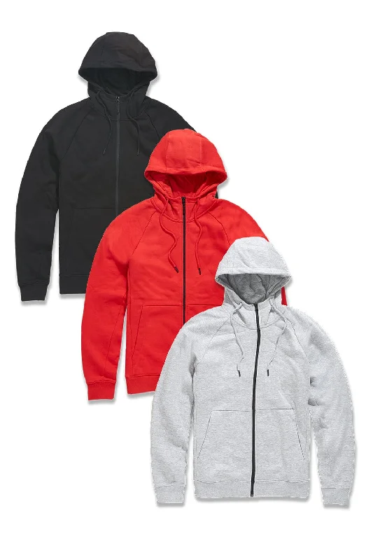 Big Men's Uptown Zip Up Hoodie 3 Pack #1