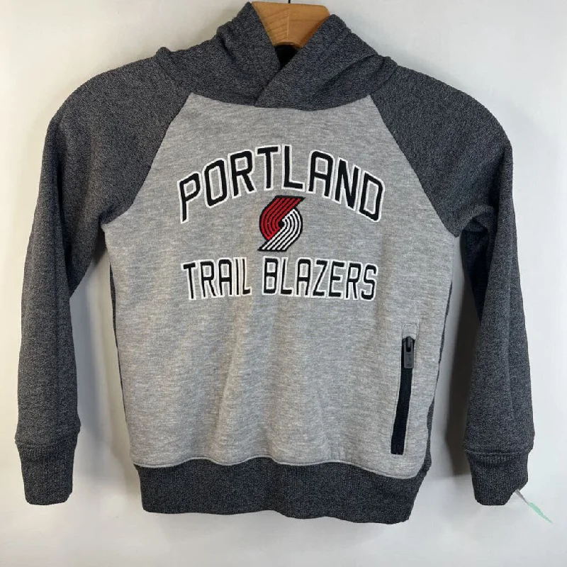 Size 7: NBA 2 Tone Grey "Portland Trail Blazers" Hoodie