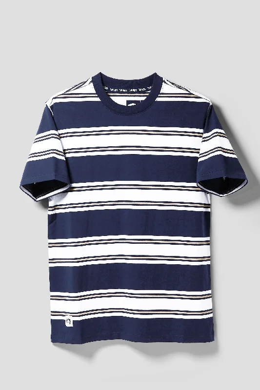 YARN DYE STRIPE SHORT SLEEVE TEE