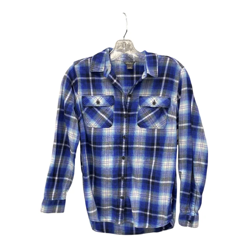 Top Ls By Eddie Bauer In Blue, Size:S