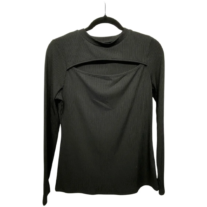 Top Long Sleeve By Clothes Mentor In Black, Size: M