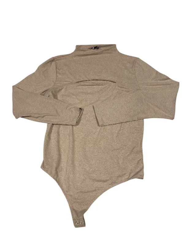 Top Ls By Express In Tan, Size:Xl