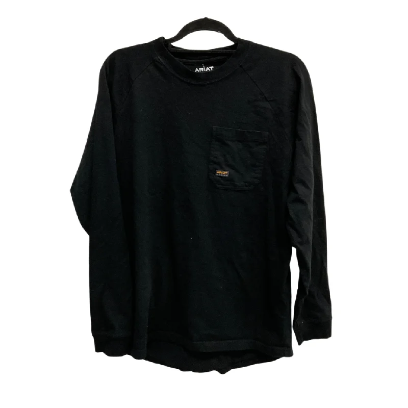 Top Long Sleeve Basic By Ariat In Black, Size: M