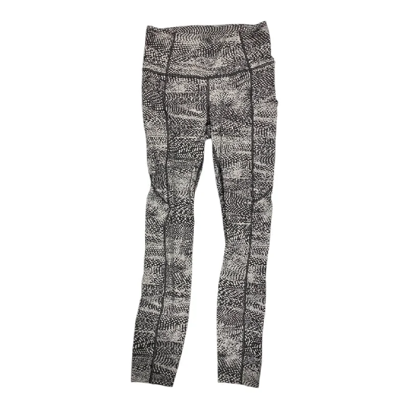 Athletic Leggings By Lululemon In Snakeskin Print, Size: 4