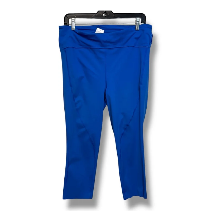 Athletic Leggings By Lululemon In Blue, Size: 8