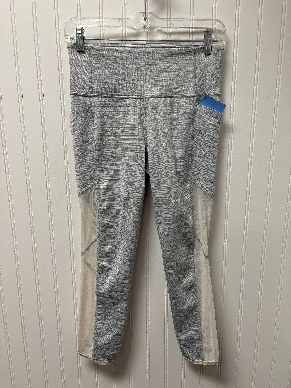 Athletic Leggings By Athleta In Grey, Size: S