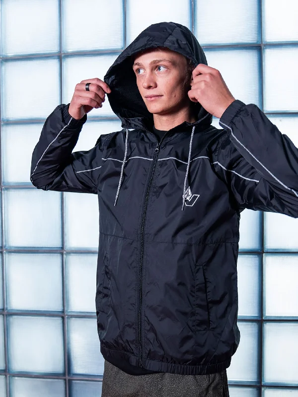 Ermont Windbreaker Jacket - Black