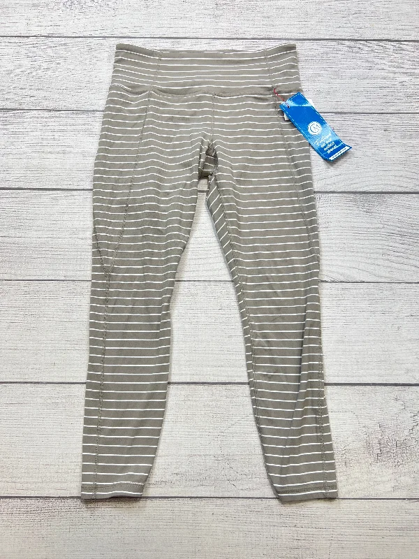 Athletic Leggings By Athleta In Grey, Size: M